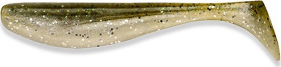 Fishup_Wizzle Shad 3" 8Pcs.202 - Green Pumpkin/Pearl