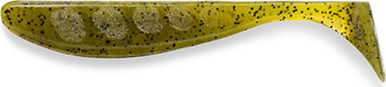 Fishup_Wizzle Shad 3" 8Pcs.074 - Green Pumpkin Seed