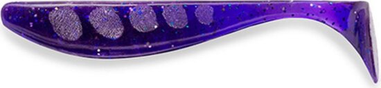 Fishup_Wizzle Shad 2" 10Pcs.060 - Dark Violet/Peacock & Silver