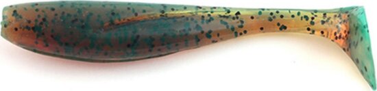 Fishup_Wizzle Shad 2" 10Pcs.017 - Motor Oil Pepper