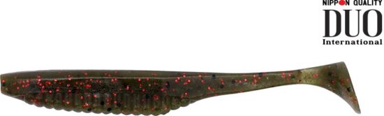 Duo Realis Versa Shad 3" 7.6cm F018geen Pumpkin Red Flake