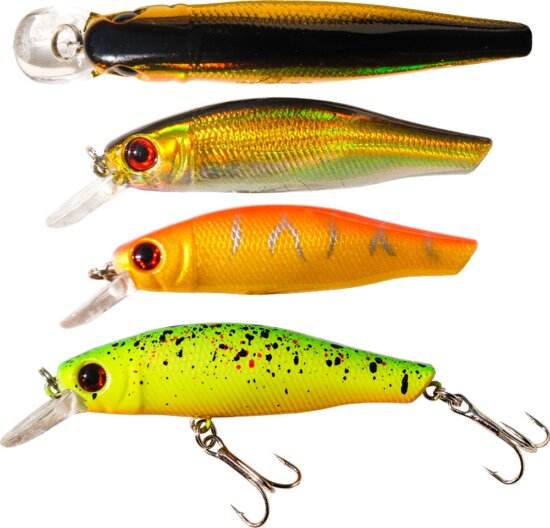 Frenetic Wobbler “Raiser", 7,5cm, 7,5g, 0-1,2m, SÁRGA / narancs