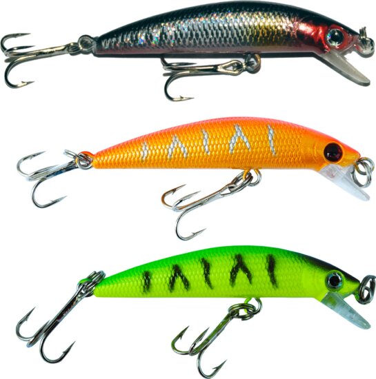 Frenetic Wobbler “Flicker", 6cm, 3g, 0-1m, NARANCS