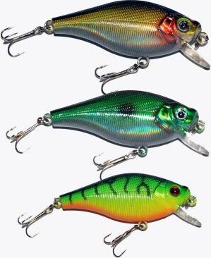Frenetic Wobbler “Pounder", 6,5cm, 6g, 0-1,2m, ARANY / FEKETE