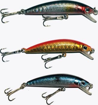 Frenetic Wobbler “Flicker", 6cm, 3g, 0-1m, EZÜST/FEKETE