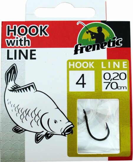 Frenetic előkötött horog, 6"Szin