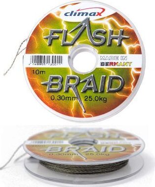 Frenetic Flash Braid Floating előke 10m 0.10mm, 0,10mm, 6,50kg, Zöld, úszó (floating)