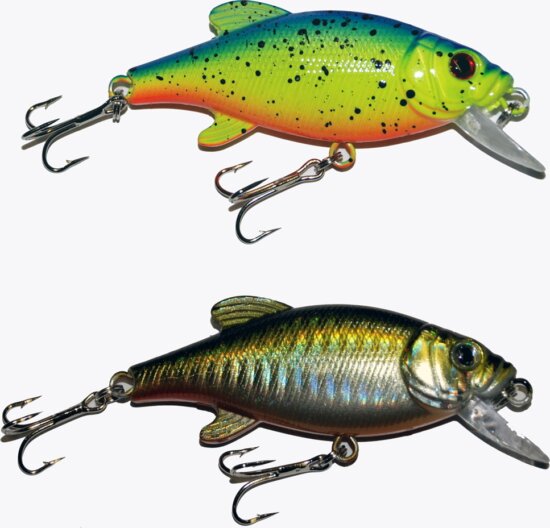 Frenetic Wobbler “Flipper", 7,5cm, SÁRGA/KÉK