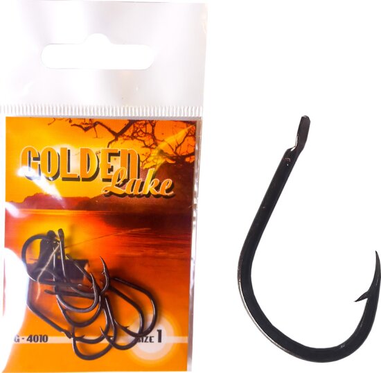 Golden Lake horog, 1, fekete, 10db/csomagolás