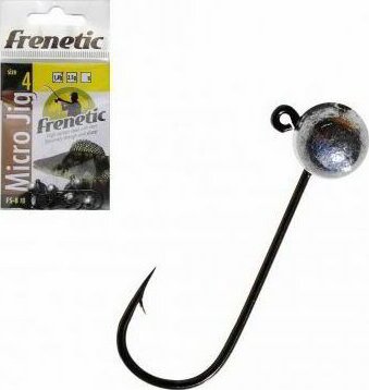 Frenetic Jig ezüst gumihalas twisteres jigfej 2/0 15g, 5db/csomag