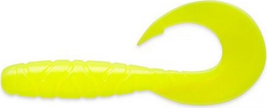Fishup_Mighty Grub 4.5" 4Pcs., 046 - Lemon