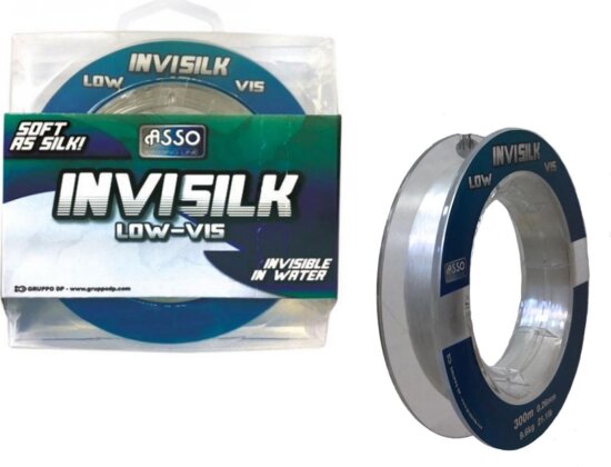 ASSO INVISILK LOW VIS 300M 0,22MM