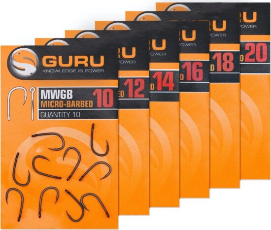 GURU MWG Hook size 12 Barbed/Eyed