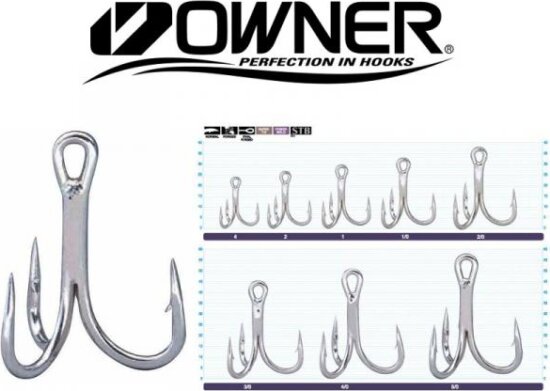 OWNER 5666 hármashorog 4X - 1/0