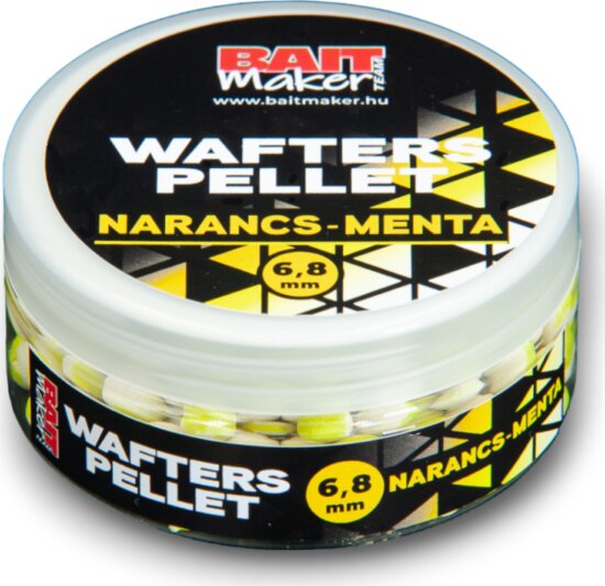 BAIT MAKER Wafters Pellet 6,8 mm Narancs-Menta 30 g