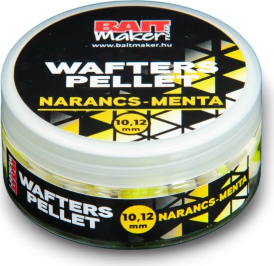BAIT MAKER Wafters Pellet 10,12 mm Narancs-Menta 30 g