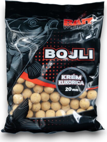 BAIT MAKER Bojli 20 mm Krém Kukorica 800g