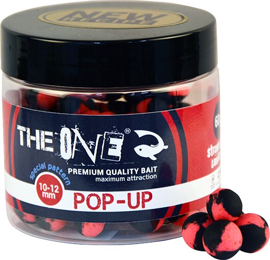 The One Pop Up Strawberry&Mussel 10-12 mm Black - Pink