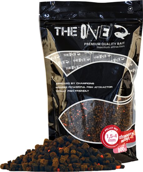 The One Pellet Mix Strawberry&Mussel 1,5-4mm