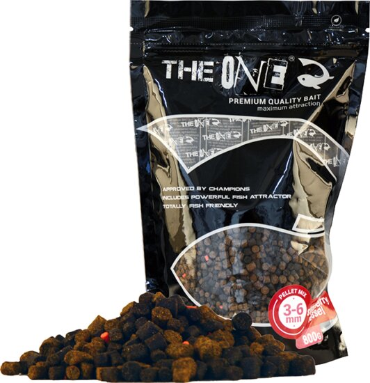 The One Pellet Mix Strawberry&Mussel 3-6 mm