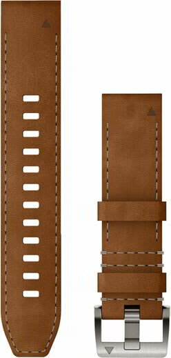 Garmin Óraszíj 22 mm bőr/FKM hibrid, barna/fekete (QuickFit), MARQ (Gen 2)