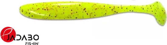 Keitech Easy Shiner PAL01 Chartreuse Red Flake