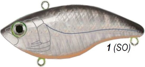 Rapture Pro HF Vibe Crank S SO 60mm 14g wobbler