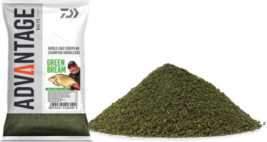 Daiwa Advantage etetőanyag (green bream mix, 1kg)