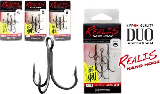 Duo Realis Nano Hármas Horog #5