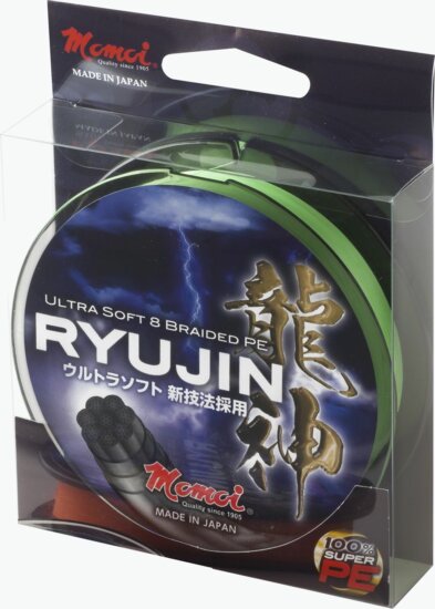 Momoi Ryujin Pe 8 Braid 130m 0,12mm lime zöld fonott zsinór