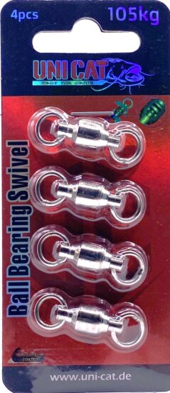 UNI CAT Ball Bearing Swivel golyóscsapágyas harcsázó forgó 105kg / 4pcs.