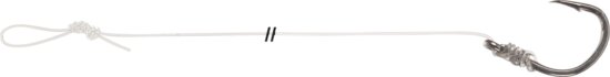 Uni Cat S-Hook Mono Rig monofil előkötött harcsázó horog 10/0 / 100cm / 81kg