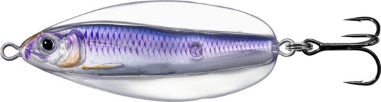 Livetarget Erratic Shiner Spoon Silver/Violet 55 mm 11 G