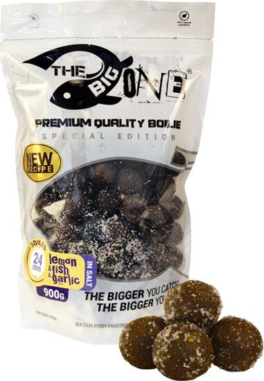 The Big One Boilie In Salt Lemon&Fish&Garlic 24mm