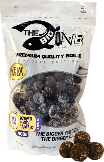 The Big One Boilie In Salt Lemon&Fish&Garlic 20mm