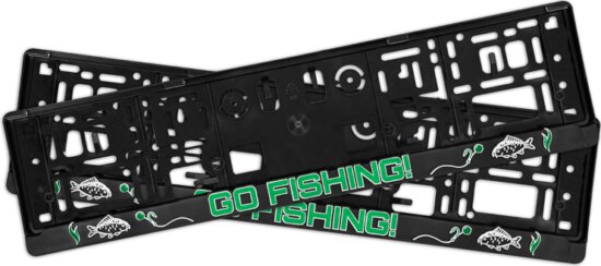 Rendszámtábla tartó 3D Delphin GoFishing! / 2db