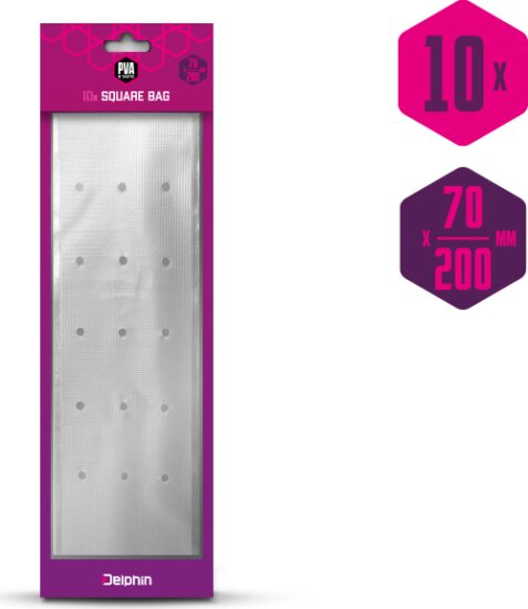 PVA tasak s lyukakkal rögzítő szala.Delphin PVA n'tastic / 10db (200x70mm)