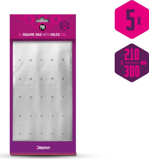 PVA tasak lyukakkal Delphin PVA n'tastic XXL / 5db (300x210mm)