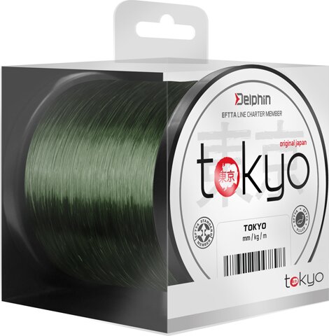 Monofil Delphin TOKYO zöld (0,286mm 6,4kg 600m)