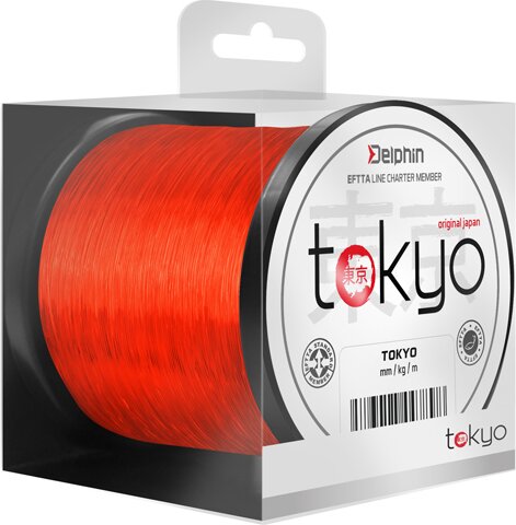 Monofil Delphin TOKYO narancs (0,309mm 7,3kg 1200m)