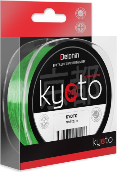 Monofil Delphin KYOTO / fluo zöld (0,286mm 6,8kg 5000m)