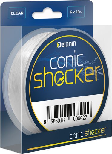 Kónuszos dobó előke Delphin Conic SHOCKER / 6x13m (0.26mm-0.45mm)