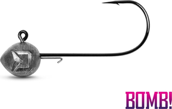Jig fej tartóval Delphin BOMB! / 5db (10g-2/0)