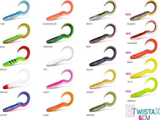 Gumihal Delphin TwistaX Eeltail UVs / 5db (6cm/REDFACE)