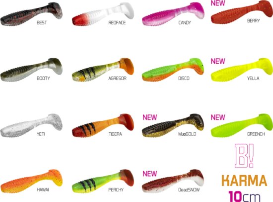 Gumihal Delphin KARMA UVs / 5db (10cm/BERRY)