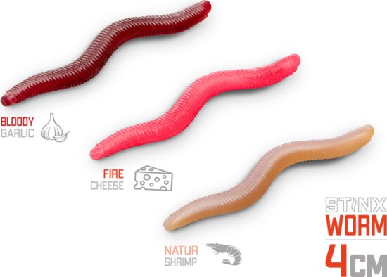 Gumihal Delphin B! StinxWORM Garlic / 50db (4cm / BLOODY)