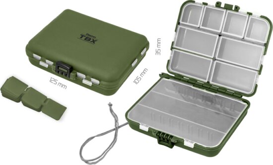 Doboz Delphin TBX Duo 125-11P (125x105x35mm)