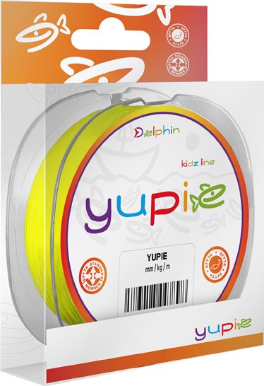 Delphin YUPIE / fluo sárga (0,20mm 3,7kg 300m)