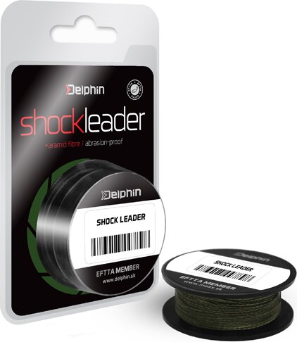 Delphin Shock Leader zöld (0,30mm 57lbs 40m)