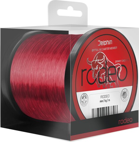 Delphin RODEO / piros (0,30mm 7,7kg 600m)